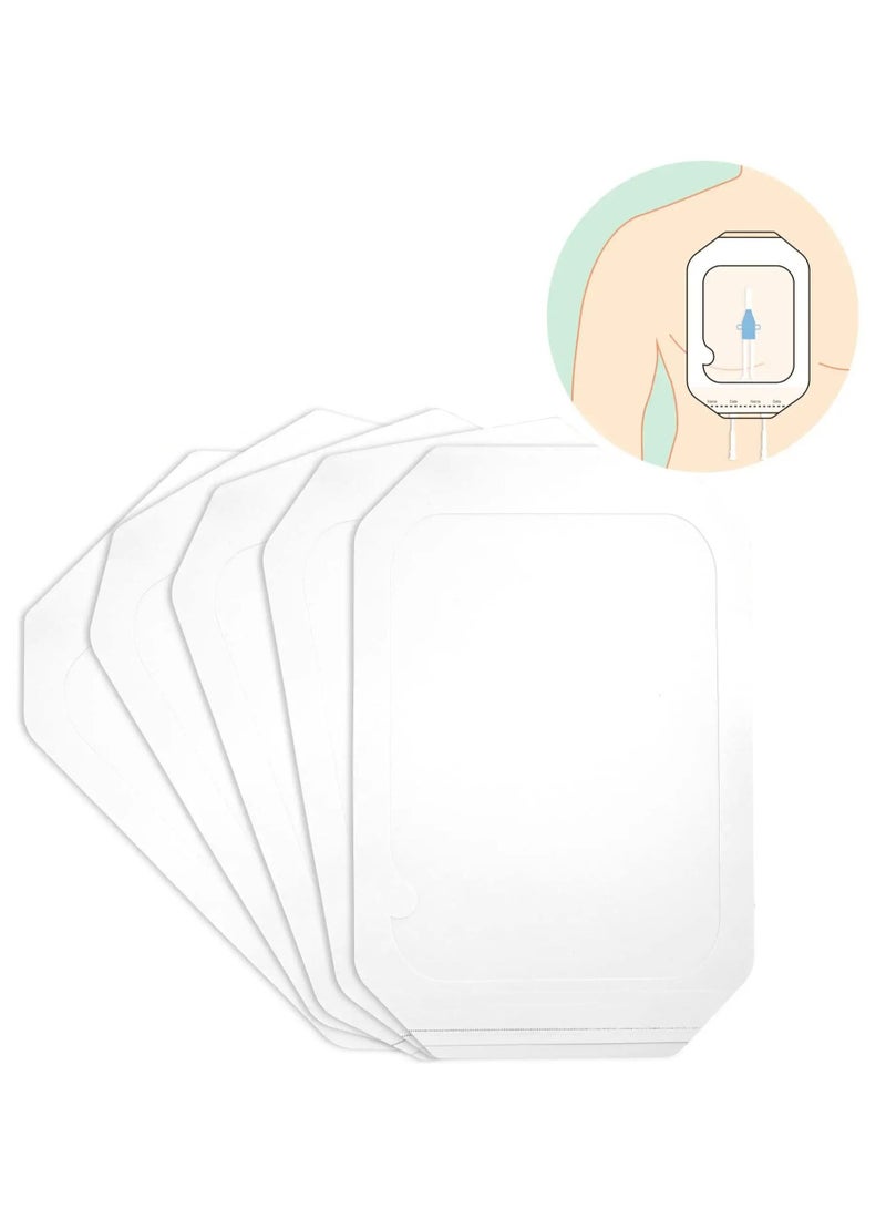 SYOSI Transparent Film Dressing 4"x4 3/4”(10cm x 12cm), Adhesive Wound Cover Bandage Tape Waterproof Wound Seal for Swimming, Post Surgical, Scar Therapy, Medical Supplies, Tattoo Dressings(20pcs) - Image 1