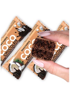 Snaq Fabriq COCO Bar Chocolate Flavor No Sugar Added and High Fiber 12x40g  - Image 2