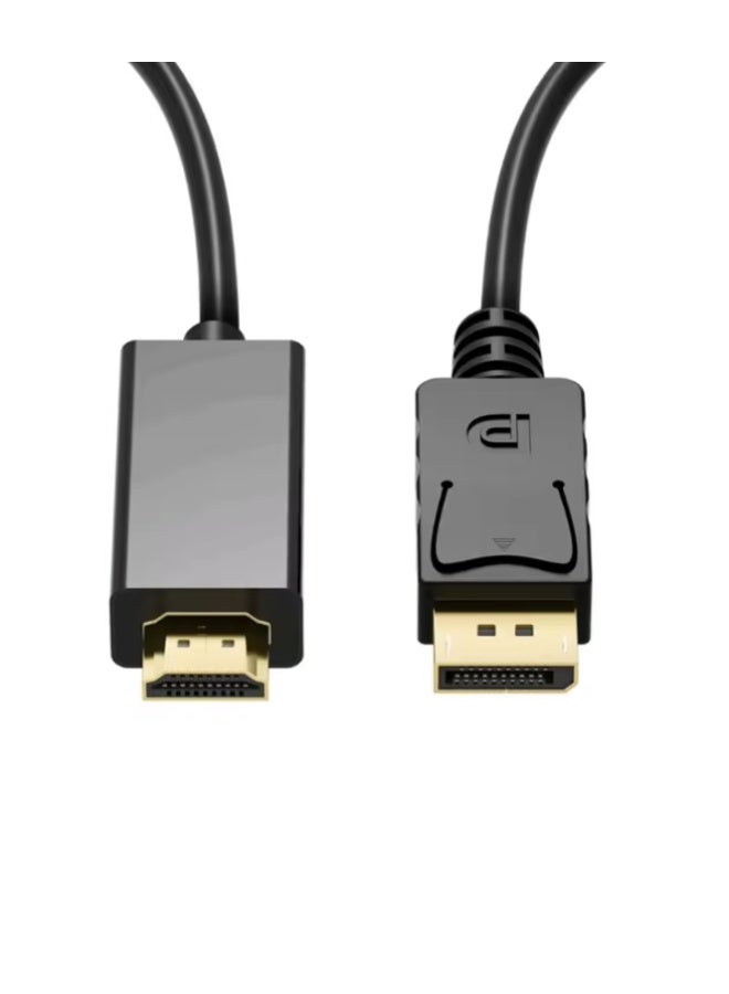 Bright DisplayPort (DP) to HDMI Cable 1.8M – Black – Supports Full HD & 4K  - Image 2