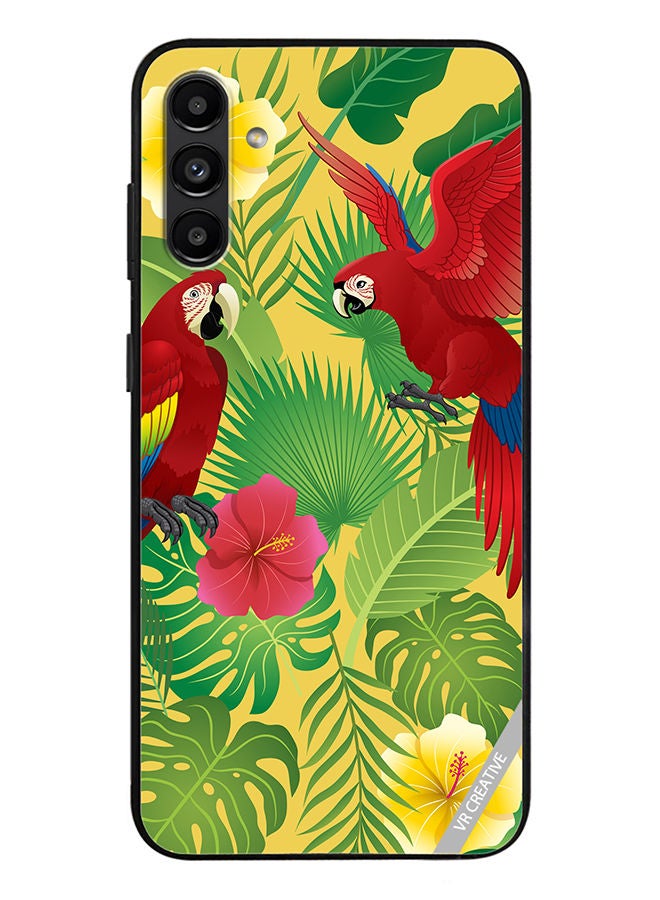 VR CREATIVE Protective Case Cover For Samsung Galaxy A13 5G Parot In Jungle Design Multicolour - Image 1