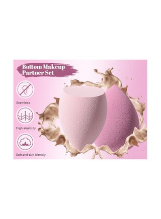 Kali Joy Beauty Makeup Sponge 14-Pcs Set, Sponges for Foundation powder, Latex Free Blender, and Cream, Wet And Dry Use, With Storage Case (A-Pink, A-Black) - view 4