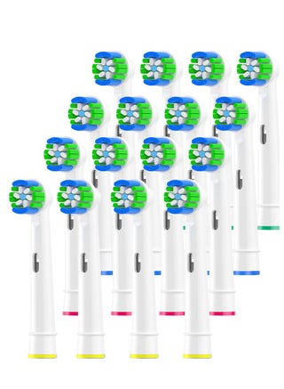 Electric Toothbrush Heads Compatible with Oral B Electric Toothbrush, 16Pack White Professional Toothbrush Heads Refill for Braun 500/1000/1500/3000/3757/5000/7000/7500/8000 - pzsku/ZB3C661C67A20F53A90EDZ/45/_/1704706654/5137313f-2886-408b-a565-f5b7fa220ba0
