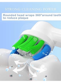 AOBAMA Electric Toothbrush Heads Compatible with Oral B Electric Toothbrush, 16Pack White Professional Toothbrush Heads Refill for Braun 500/1000/1500/3000/3757/5000/7000/7500/8000  - Image 5