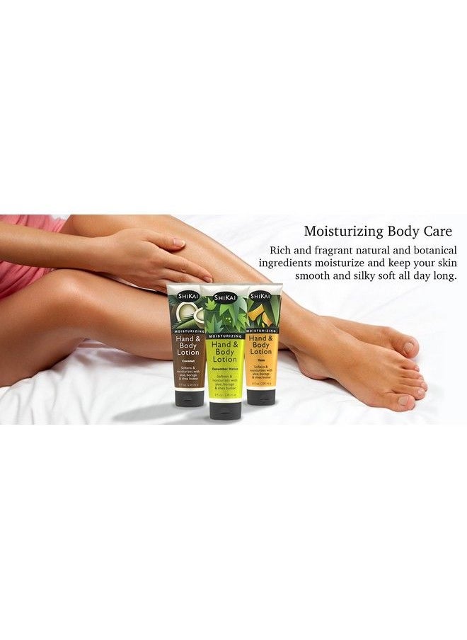 SHIKAI Gardenia Hand & Body Lotion Plantbased Perfect For Daily Use Rich In Botanical Extracts Makes Skin Softer & More Hydrated Formulated For Dry Itchy Skin Creamy Texture (8 Oz 3Pack)  - Image 5