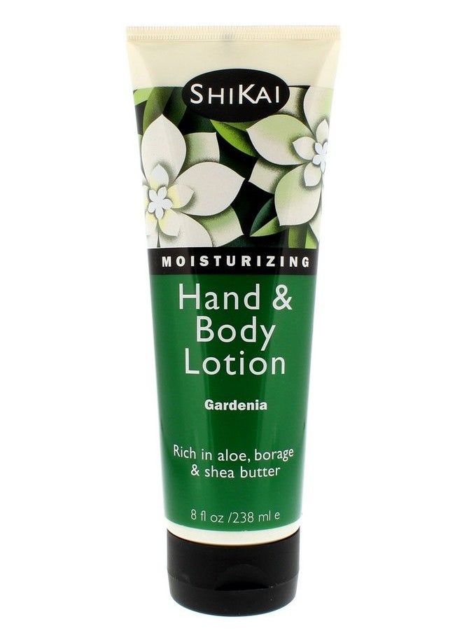 SHIKAI Gardenia Hand & Body Lotion Plantbased Perfect For Daily Use Rich In Botanical Extracts Makes Skin Softer & More Hydrated Formulated For Dry Itchy Skin Creamy Texture (8 Oz 3Pack)  - Image 3