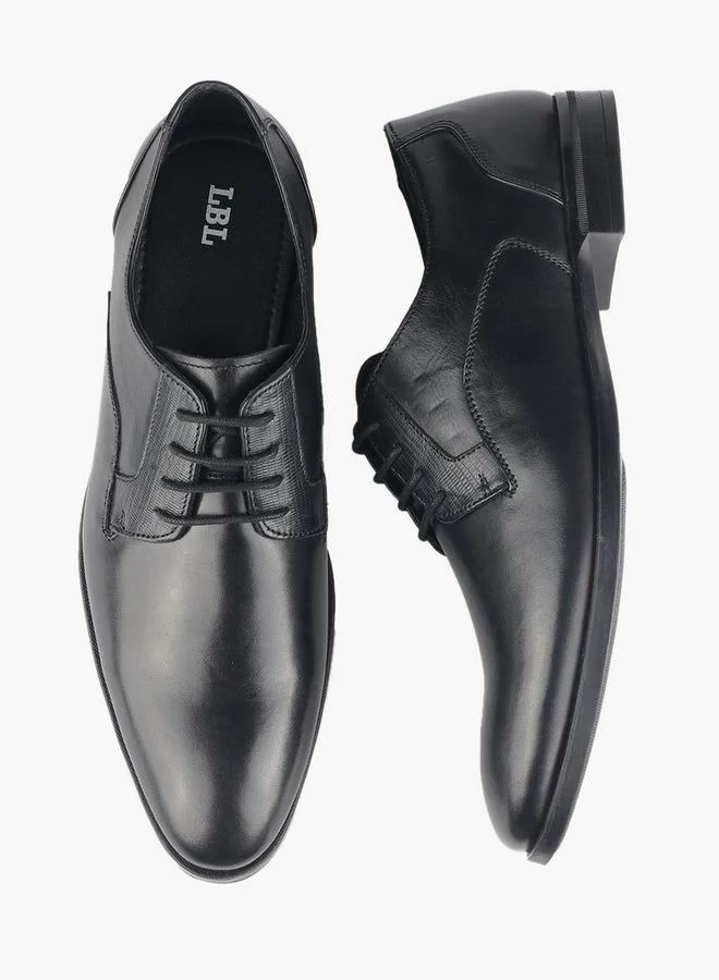 Men Lace-Up Derby Shoes