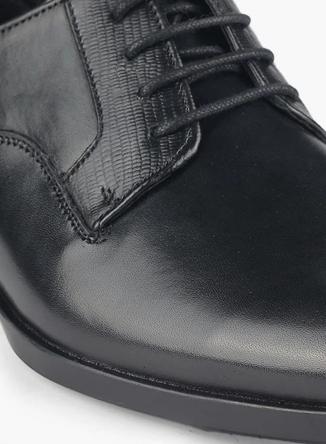 LBL By Shoexpress BLACK Men Lace-Up Derby Shoes for Men | Best Price UAE