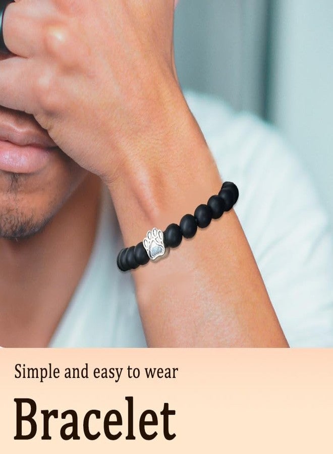 YangQian Loss of Cat Dog Pet Sympathy Gifts Bracelet Dead Deceased Dog Memorial Gifts for Pet Cat Owner Remembrance Gift Bracelet Condolence Bereavement Grief Gift for Pets Passed Away Cats Funeral Present - Image 3
