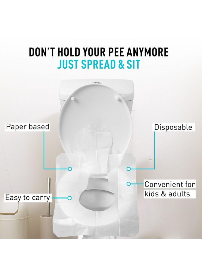 PEE BUDDY PeeBuddy Disposable Paper Toilet Seat Covers - Pack of 20  - Image 4