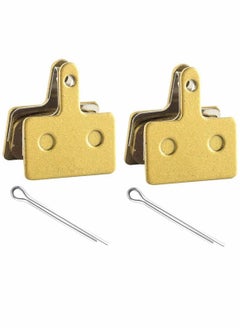2 Pairs Bike Brake Pads Bicycle Disc Brake Pads for Shimano B01S Deore M315 M355 M365 M375 M395 M446 M447 M486 M485 M495 M515 M525 M575 T615 T675 Tektro TRP Resin Semi Metallic Polymetallic silver