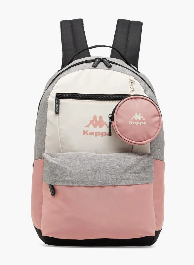 كابا Colourblock School Backpack For Kids 13 Years+ With Detachable Pouch