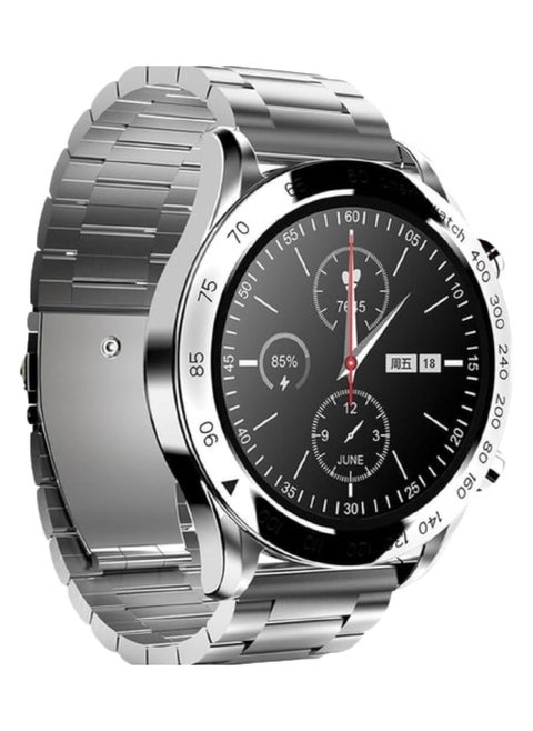 HiFuture FutureGo Pro Stainless-Steel Smartwatch, Silver, One Size