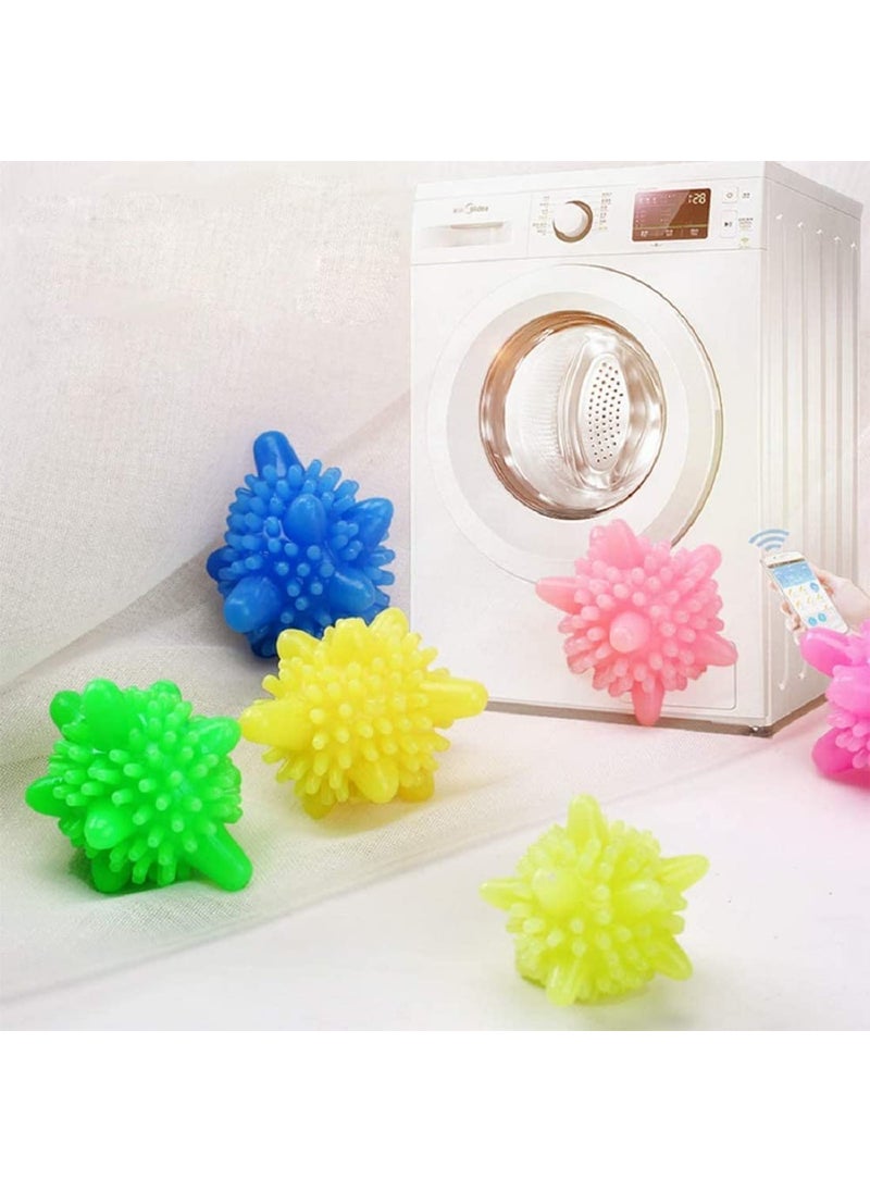 Nirvic - Nirvic Laundry Balls For Washing Machine ReusableTanglefreeClothes SoftenerDurt And Lint Remover For Washing Machine SoftMulticolor 6 - Image 1