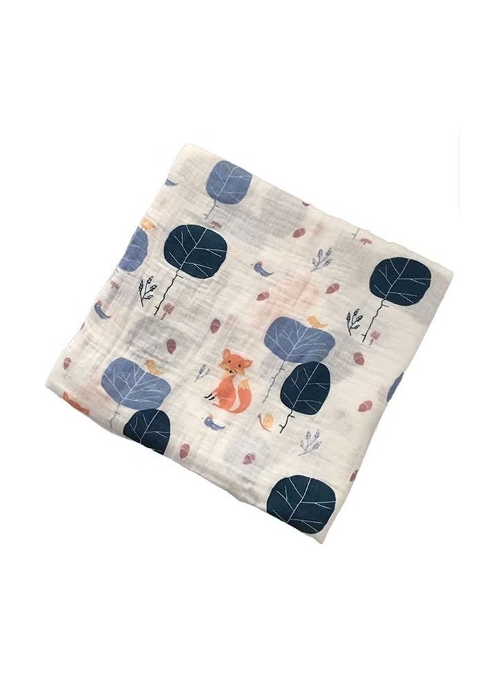 Goolsky - Muslin Baby Hooded Towel & Washcloth Set Flowers Soft Absorbent Bath Towels Cotton Hand Towels Infant Shower Gifts for Newborn Toddler Boys Girls - Image 1