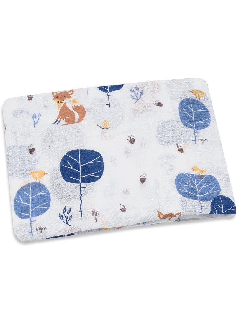 Goolsky - Muslin Baby Hooded Towel & Washcloth Set Flowers Soft Absorbent Bath Towels Cotton Hand Towels Infant Shower Gifts for Newborn Toddler Boys Girls - Image 1