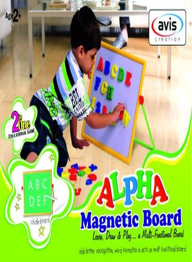 TOYZTREND Educational Alpha Magnetic Board Small for Kids to Learn Their Preschool Lessons - Image 1