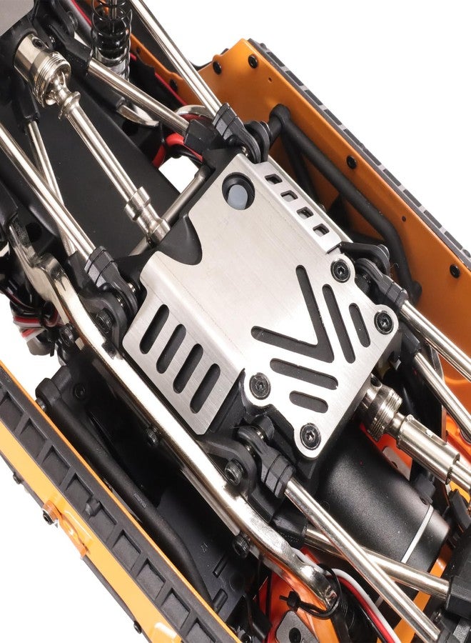 XinGeeek Stainless Steels Chassis Armor Set Skid Plate Guard for MJX Hyper Go 1/12 H12Y H12Y+ RC Car - Image 4