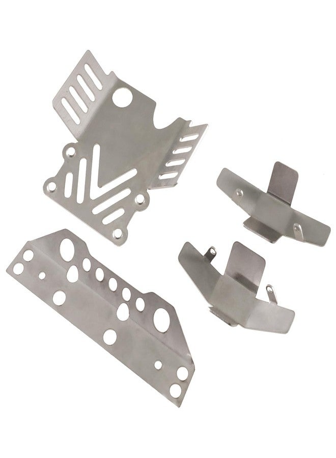 XinGeeek Stainless Steels Chassis Armor Set Skid Plate Guard for MJX Hyper Go 1/12 H12Y H12Y+ RC Car - Image 2