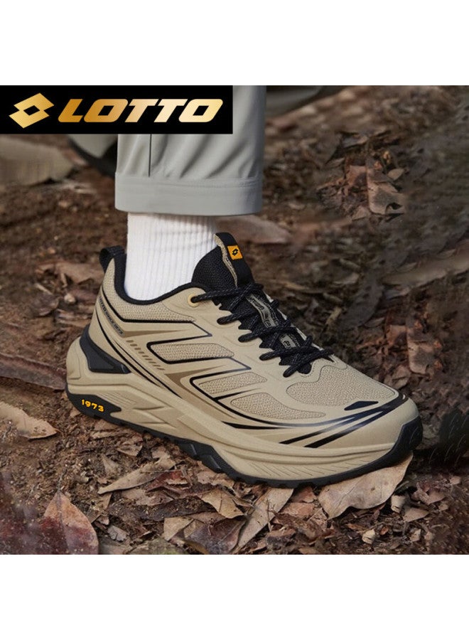 Lotto Men's Running Shoes Outdoor Sports Non-slip Hiking Trail Mountain Shoes 5997 Mushroom Brown Size 42 - Image 3