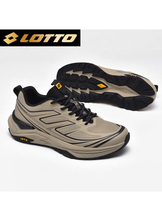 Lotto Men's Running Shoes Outdoor Sports Non-slip Hiking Trail Mountain Shoes 5997 Mushroom Brown Size 42 - Image 5
