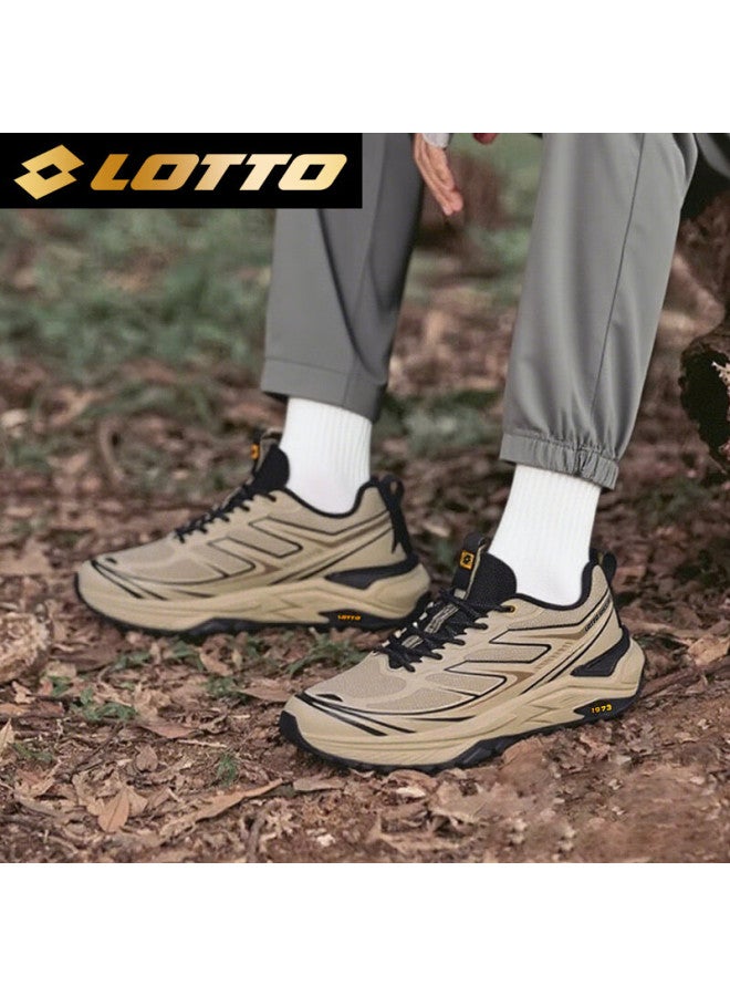 Lotto Men's Running Shoes Outdoor Sports Non-slip Hiking Trail Mountain Shoes 5997 Mushroom Brown Size 42 - Image 2