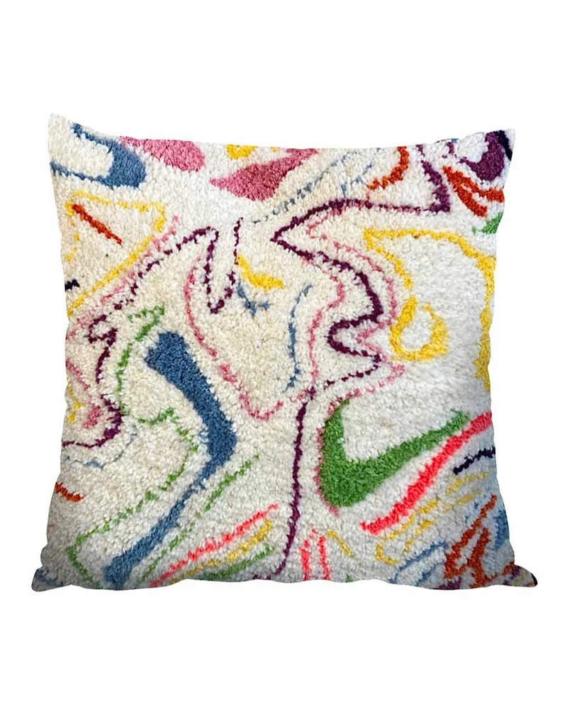 FILLE A FILLE White Flow Pillow