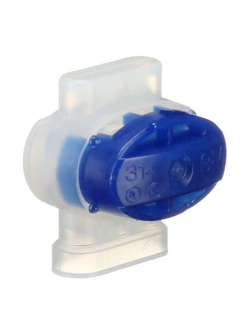 3M Tm Scotchlok Tm Electrical Idc 314 Box Connector Pigtail Self Stripping Blue 22 14 Awg 50Ct
