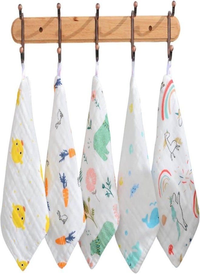 Reexplore New Born Baby Muslin Cloths |500 Tc| 50x25cm | 6Layered | Newborn baby face towel,Soft & Absorbent,Extra Soft Muslin Cotton Burping Towels for Newborn Baby, Muslin Cloth Hankies,Reusable (set of 3) - Image 1