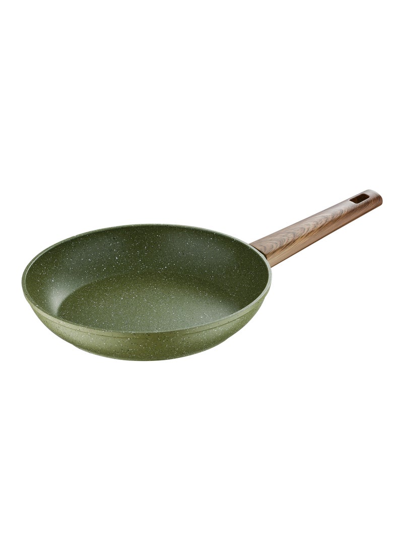 BERGNER ACADIA FORGED ALUMINUM  FRYPAN 26X5.20CM WITH  INDUCTION BOTTOM, GREEN COLOR, BG56232GR  - Image 1
