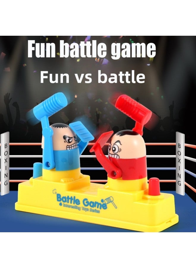 TikTok Net Red Double Fighting Machine Red And Blue Attack And Defensive Battle Toys Parent-Child Interactive Children's Desktop Game Stall-Colour:Large Desktop Fighting Villain [color Box  - Image 3