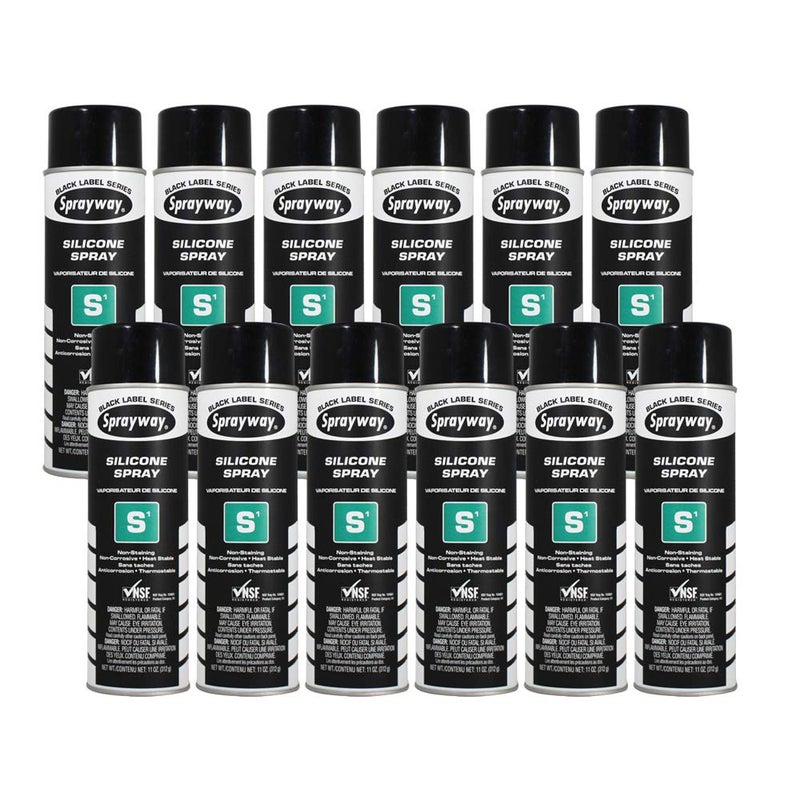 Sprayway SW292-12PK S1 Silicone Spray, 11oz, 12 Pack - Image 5