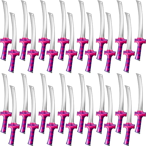 Fahacop 30 Pack 30 Inch Inflatable Ninja Katana Blow up Samurai Sword Inflatable Weapons for Kids Halloween Pool Birthday Party Supplies - Image 1