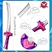 Fahacop 30 Pack 30 Inch Inflatable Ninja Katana Blow up Samurai Sword Inflatable Weapons for Kids Halloween Pool Birthday Party Supplies - Image 4