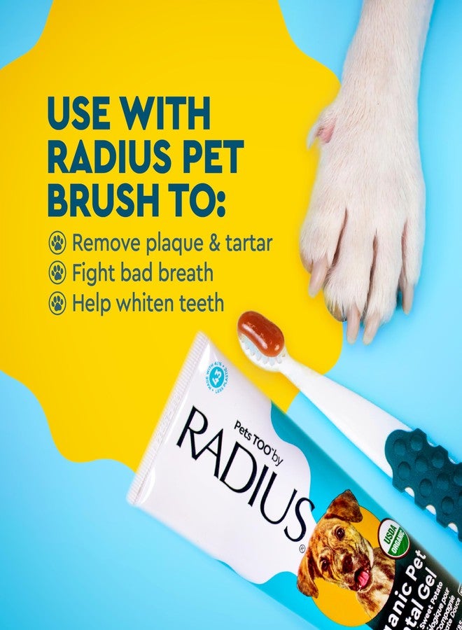 راديوس معجون أسنان راديوس للحيوانات الأليفة، بنكهة البطاطا الحلوة والقرفة، 85 غرام، معجون أسنان غير سام للكلاب، مصمم لتنظيف الأسنان، والمساعدة في منع تراكم الجير، وإزالة البلاك، خالٍ من الزيليتول، عبوة من قطعتين - Image 5