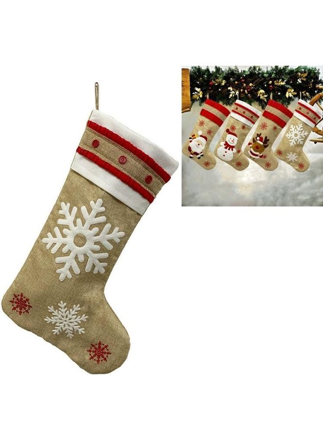 Generic Socks Shape  Decorative Gift Bag Multicolour - Image 2