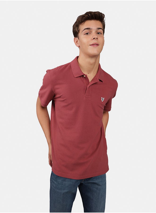American Eagle - Logo Deatiled Short Sleeve  Polo Shirt - Image 1