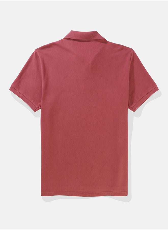 American Eagle - Logo Deatiled Short Sleeve  Polo Shirt - Image 1