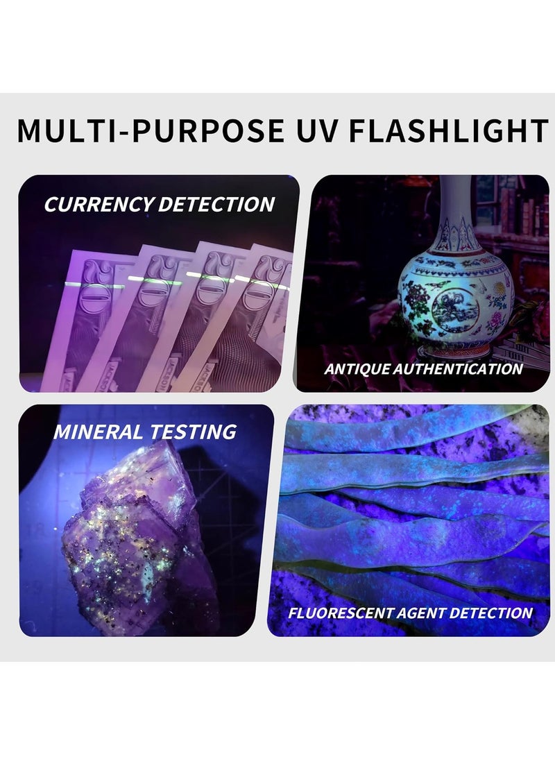 نكومي مصابيح الأشعة فوق البنفسجية القابلة لإعادة الشحن، مصابيح LED قوية بالأشعة فوق البنفسجية بمنفذ USB، مصباح فلورسنت للكشف عن سعفة الرأس، كاشف لبول الحيوانات الأليفة/البقع، فلورسنت، زجاج اليورانيوم، راتنج المعالجة - Image 4