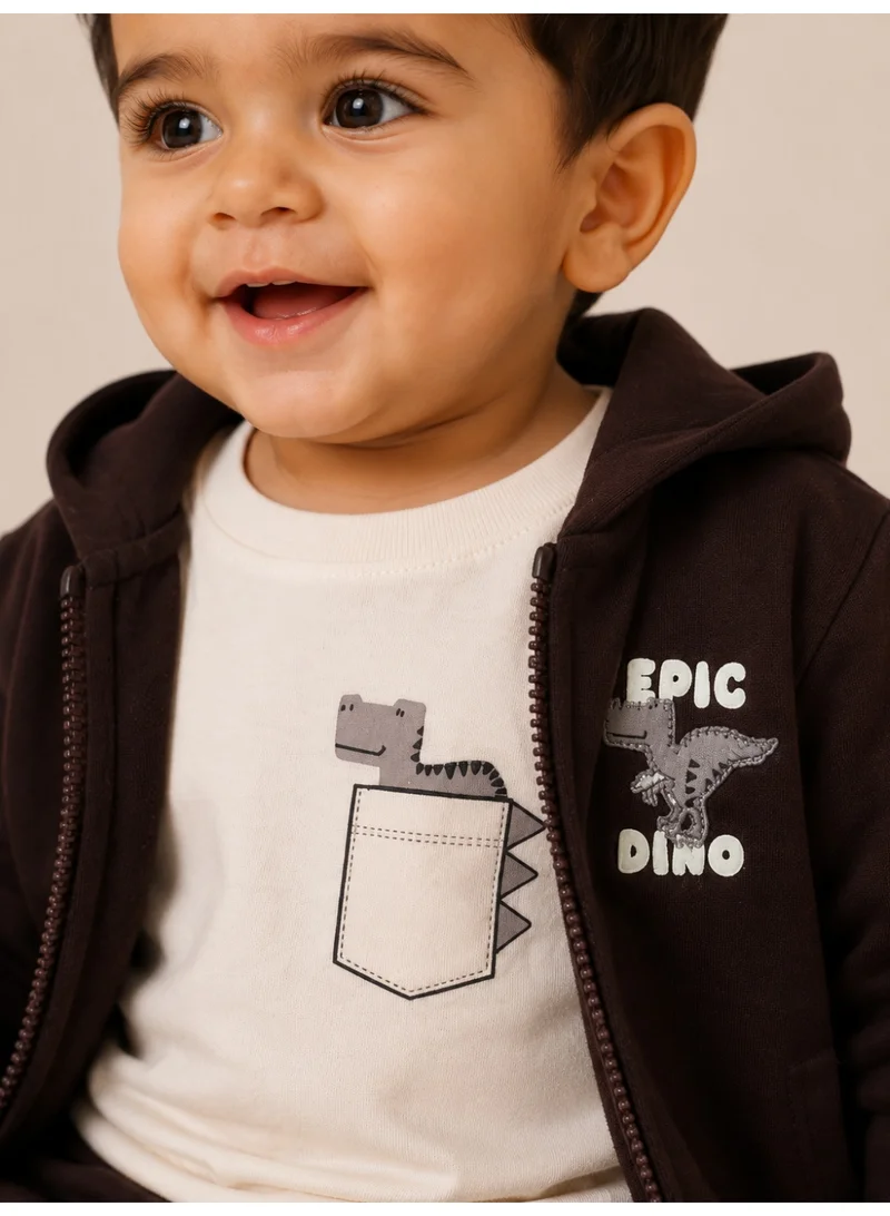 فكتور اند جين Boys 3-Piece Set – Hoodie, Top & Jogger Pants