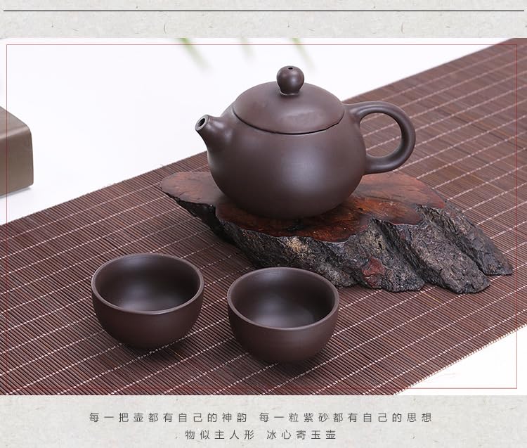 Yixing genuine Teapot 5oz Chinese Gongfu Tea Purple Clay Xishi Beauty Pots Zini Infusers Loose Tea - Image 3
