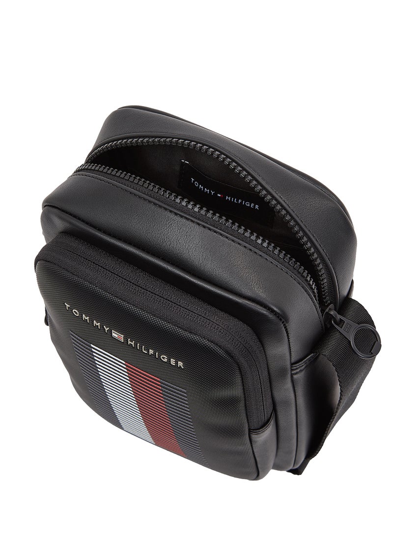 TOMMY HILFIGER Logo Pique Messenger Bag  - Image 4