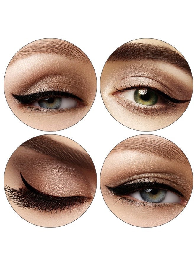 Alayna Eyeliner Stencils for Cat Eye Winged and Smokey Eyeshadow Applicators Shaper Tool Guide Sticker Eyebrow Pencil 10 Different Effects, 4 Pack - Image 4