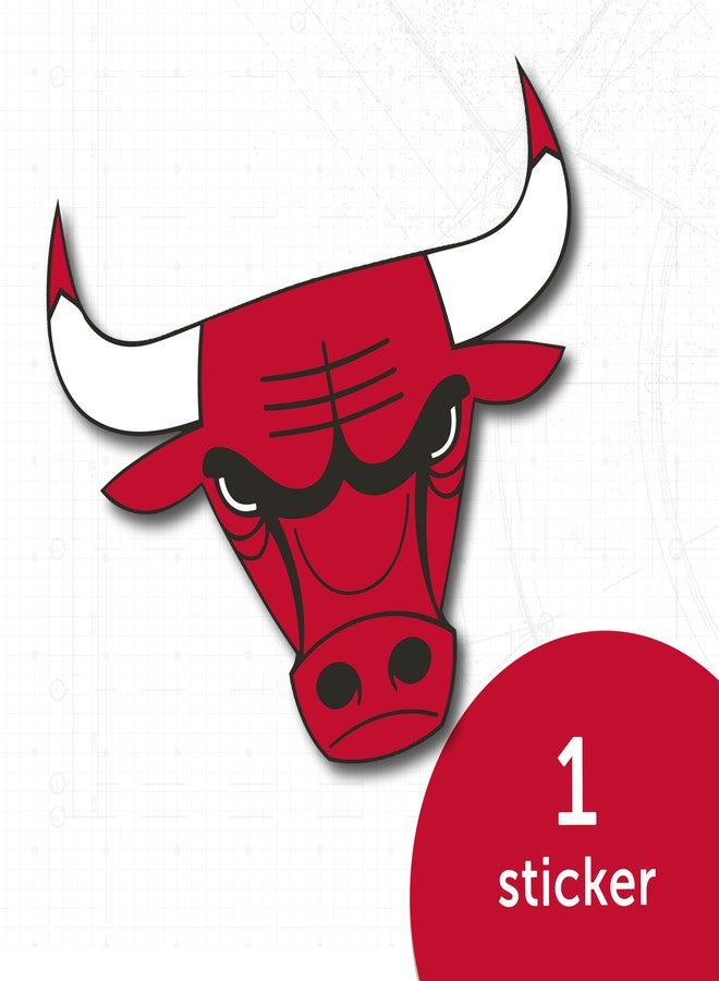 Desert Cactus Chicago Bulls NBA Officially Licensed Sticker Vinyl Decal Laptop Water Bottle Car Scrapbook (Individual 4) - Image 5