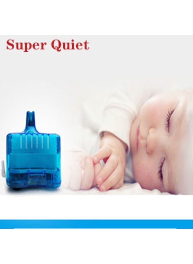 Huangxin Compact Aquarium Filter Aquarium Sponge with Removable Activated Carbon Air Stone White 3.15 Inches Compact Bio Filter Pneumatic Square Aerator Suitable for Betta Fish Breeding Tanks - Image 1