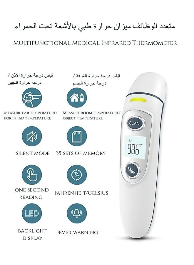 Goldfish Household Medical Grade Electronic Infrared Thermometer Baby Forehead Ear Thermometer - Image 3