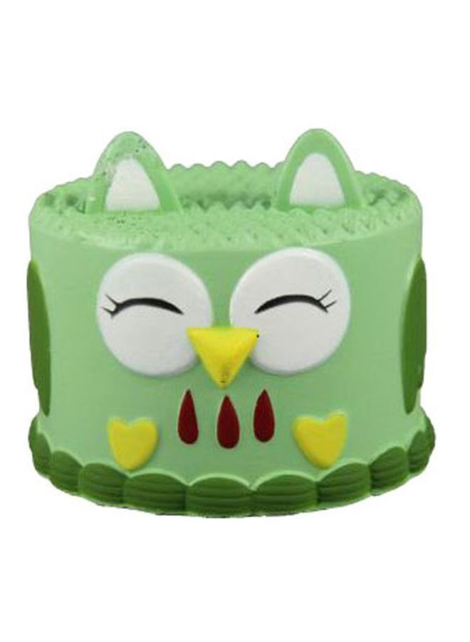 إسكدنيا لعبة اسفنجية بتصميم كيكة بطبعة بومة