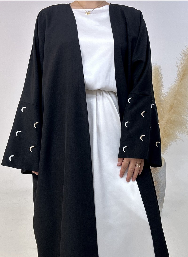 إسكدنيا عباية نسائية إسلامية مطرزة أنيقة مريحة وخفيفة للصلاة والمناسبات فستان صلاة للارتداء اليومي في رمضان والأعياد - Image 4