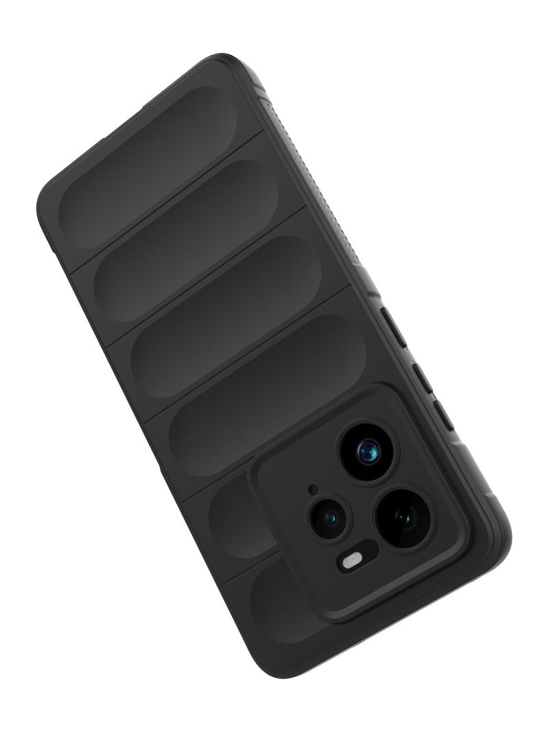 Case For Realme GT7 Pro 5G  ,- Brushed Shockproof Protection Cover Durable Anti-Scratch - Case Premium Quality Slip-Resistant With Protection For Camera - Black