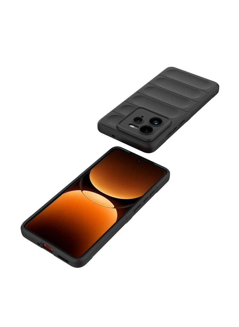 Case For Realme GT7 Pro 5G  ,- Brushed Shockproof Protection Cover Durable Anti-Scratch - Case Premium Quality Slip-Resistant With Protection For Camera - Black