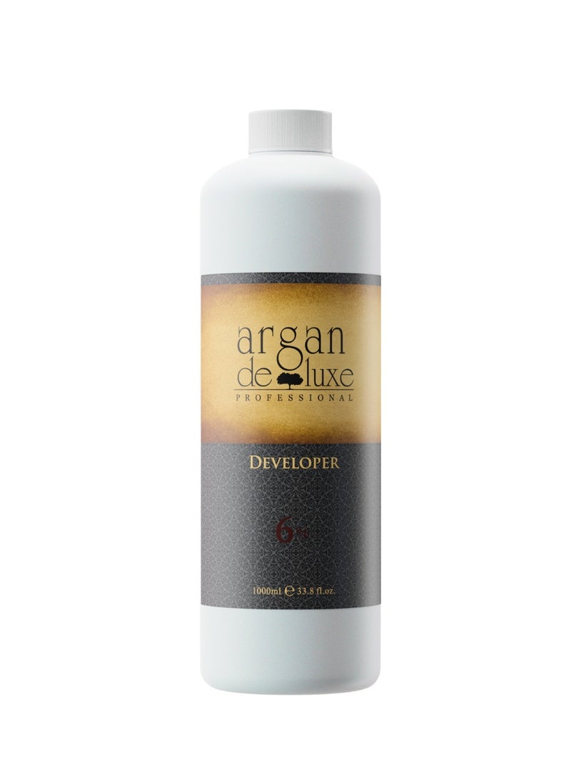 argan de luxe HAIR COLOR DEVELOPER 6% 20 VOLUME 1000ML